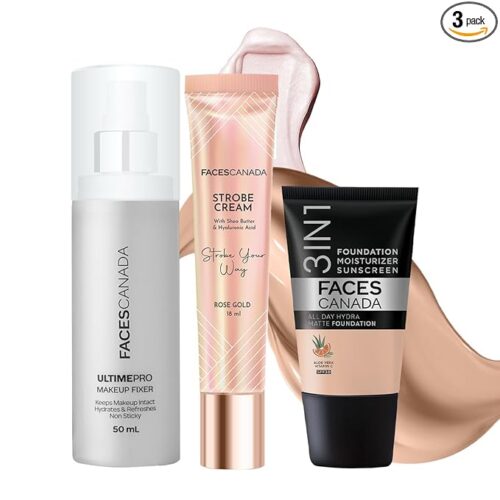 Get a radiant, smooth complexion with faces canada foundation. Its lightweight, hydrating formula offers buildable coverage, perfect for all skin types, ensuring your makeup looks fresh and flawless all day long.